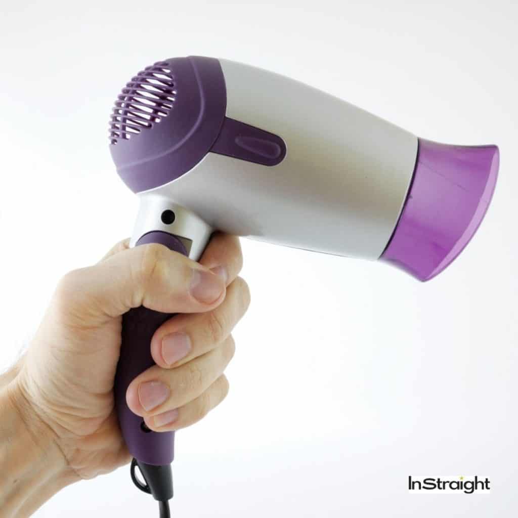 unplugged hairdryer